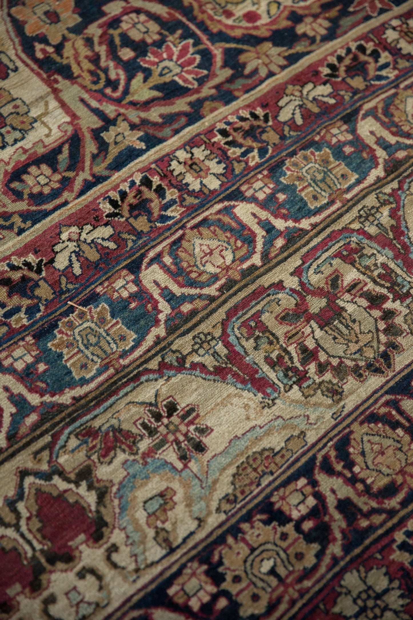 11.5x16 Antique Fine Kerman Carpet