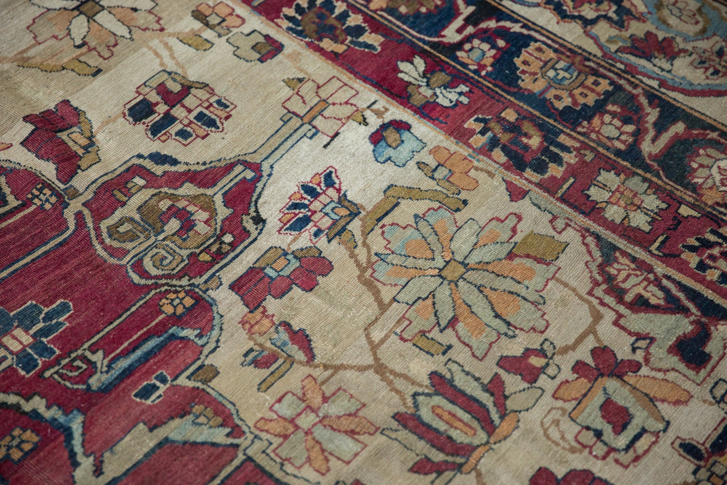 11.5x16 Antique Fine Kerman Carpet