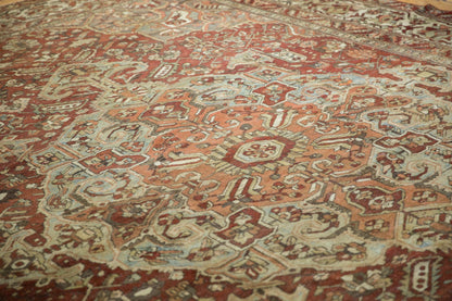 11.5x15 Vintage Distressed Baktiari Carpet