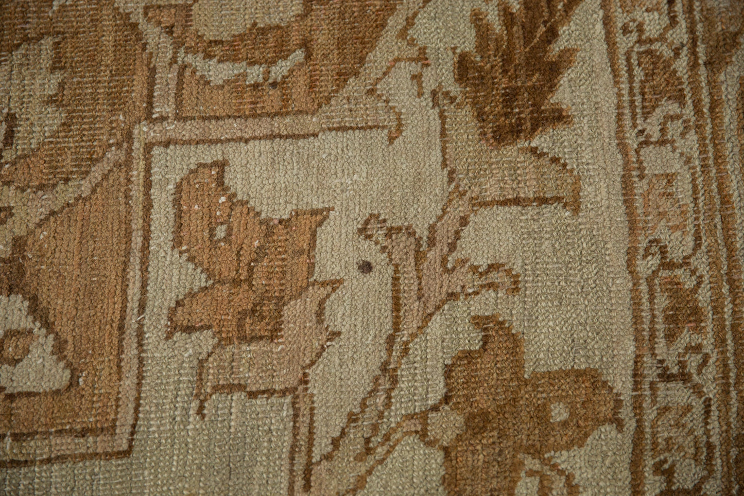 9x12.5 Vintage Distressed Heriz Carpet