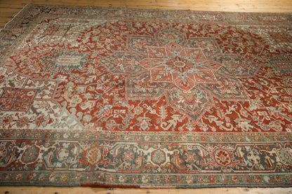 8.5x11.5 Vintage Distressed Heriz Carpet