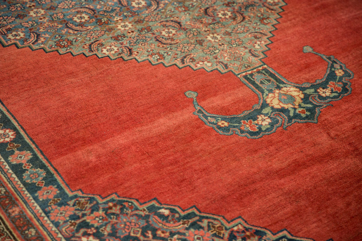 9x14.5 Antique Bijar Carpet