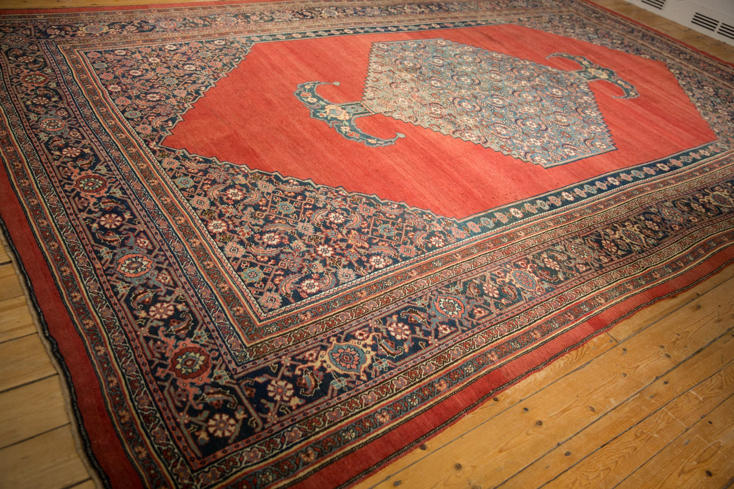 9x14.5 Antique Bijar Carpet