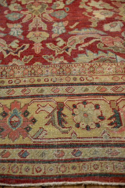 9x11.5 Vintage Distressed Mahal Carpet