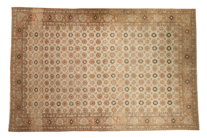 8.5x12.5 Vintage Distressed Qom Carpet