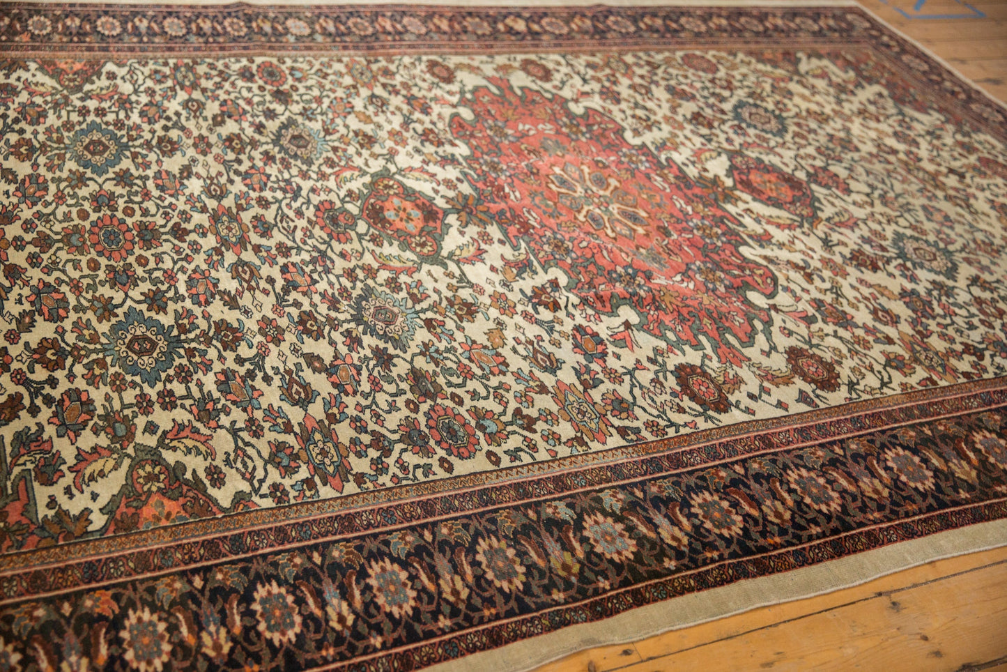 7x10 Antique Farahan Sarouk Carpet