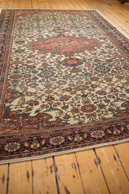 7x10 Antique Farahan Sarouk Carpet