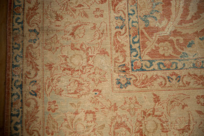 7x10 Vintage Distressed Kashan Carpet