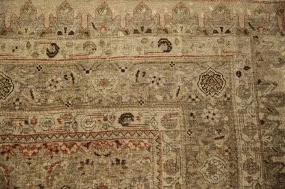 7.5x11.5 Antique Distressed Bijar Carpet
