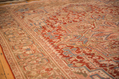 9.5x13 Vintage Distressed Heriz Carpet