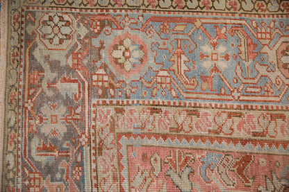 8x11 Vintage Distressed Heriz Carpet