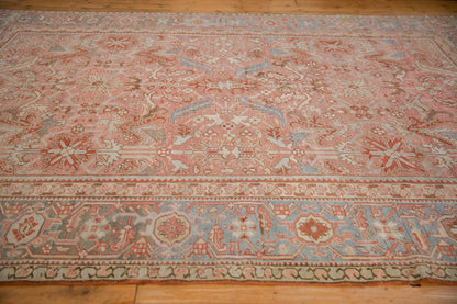 8x11 Vintage Distressed Heriz Carpet