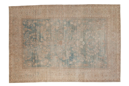 7x10 Vintage Distressed Tabriz Carpet