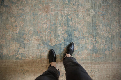 7x10 Vintage Distressed Tabriz Carpet