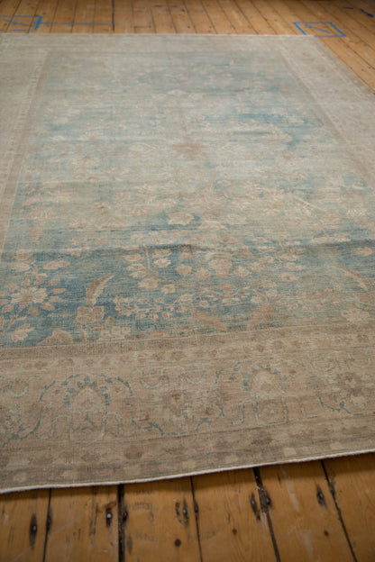 7x10 Vintage Distressed Tabriz Carpet