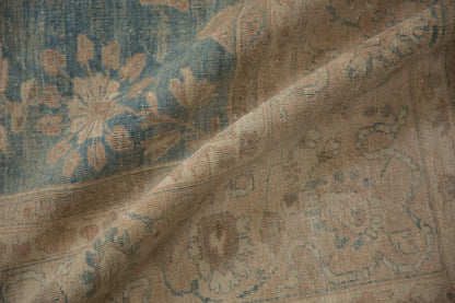 7x10 Vintage Distressed Tabriz Carpet