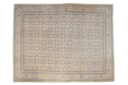 10x13.5 Vintage Distressed Mahal Carpet