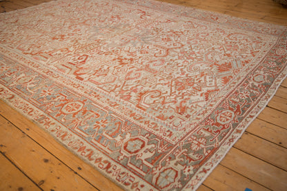 8x9.5 Vintage Distressed Heriz Carpet