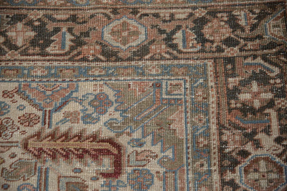 6.5x7.5 Vintage Distressed Heriz Carpet