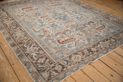 6.5x7.5 Vintage Distressed Heriz Carpet