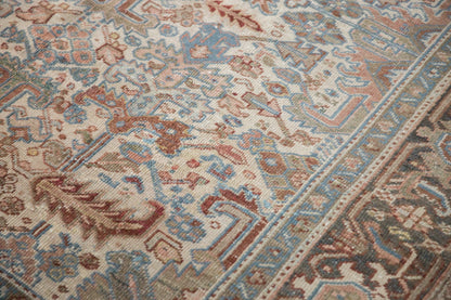 6.5x7.5 Vintage Distressed Heriz Carpet