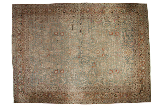 11.5x16 Vintage Distressed Meshed Carpet