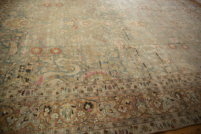 11.5x16 Vintage Distressed Meshed Carpet