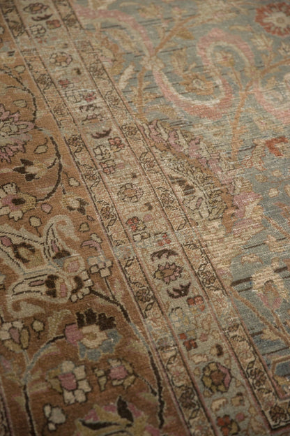 11.5x16 Vintage Distressed Meshed Carpet