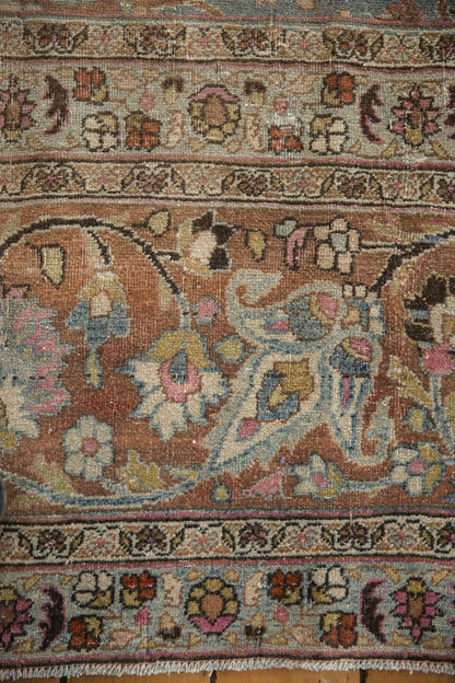 11.5x16 Vintage Distressed Meshed Carpet