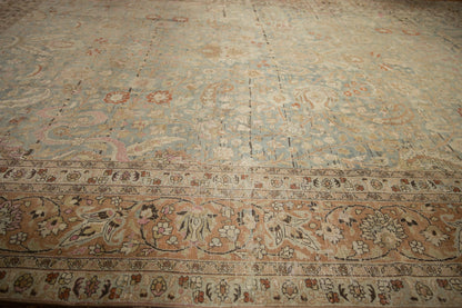 11.5x16 Vintage Distressed Meshed Carpet