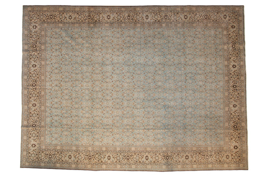 10.5x14 Vintage Distressed Tabriz Carpet