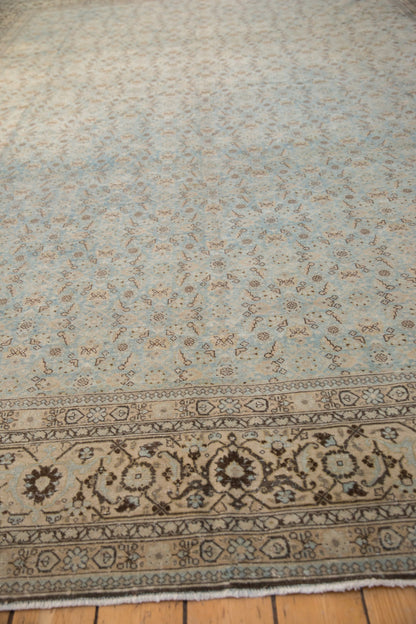10.5x14 Vintage Distressed Tabriz Carpet