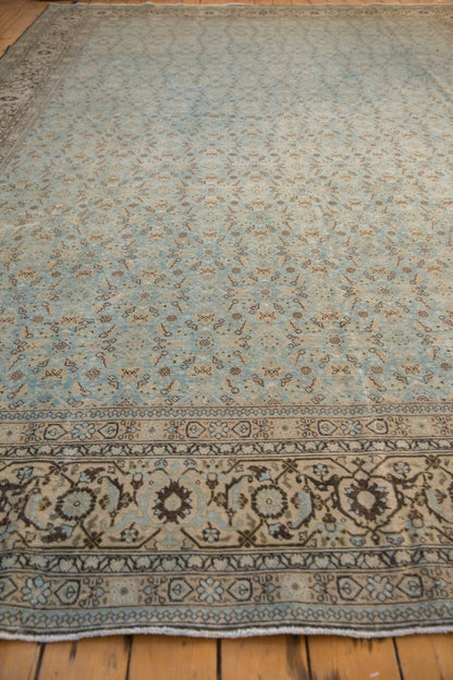 10.5x14 Vintage Distressed Tabriz Carpet