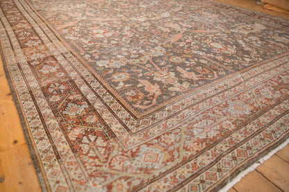 10.5x14.5 Vintage Distressed Mahal Carpet