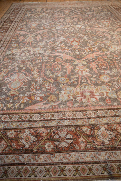 10.5x14.5 Vintage Distressed Mahal Carpet