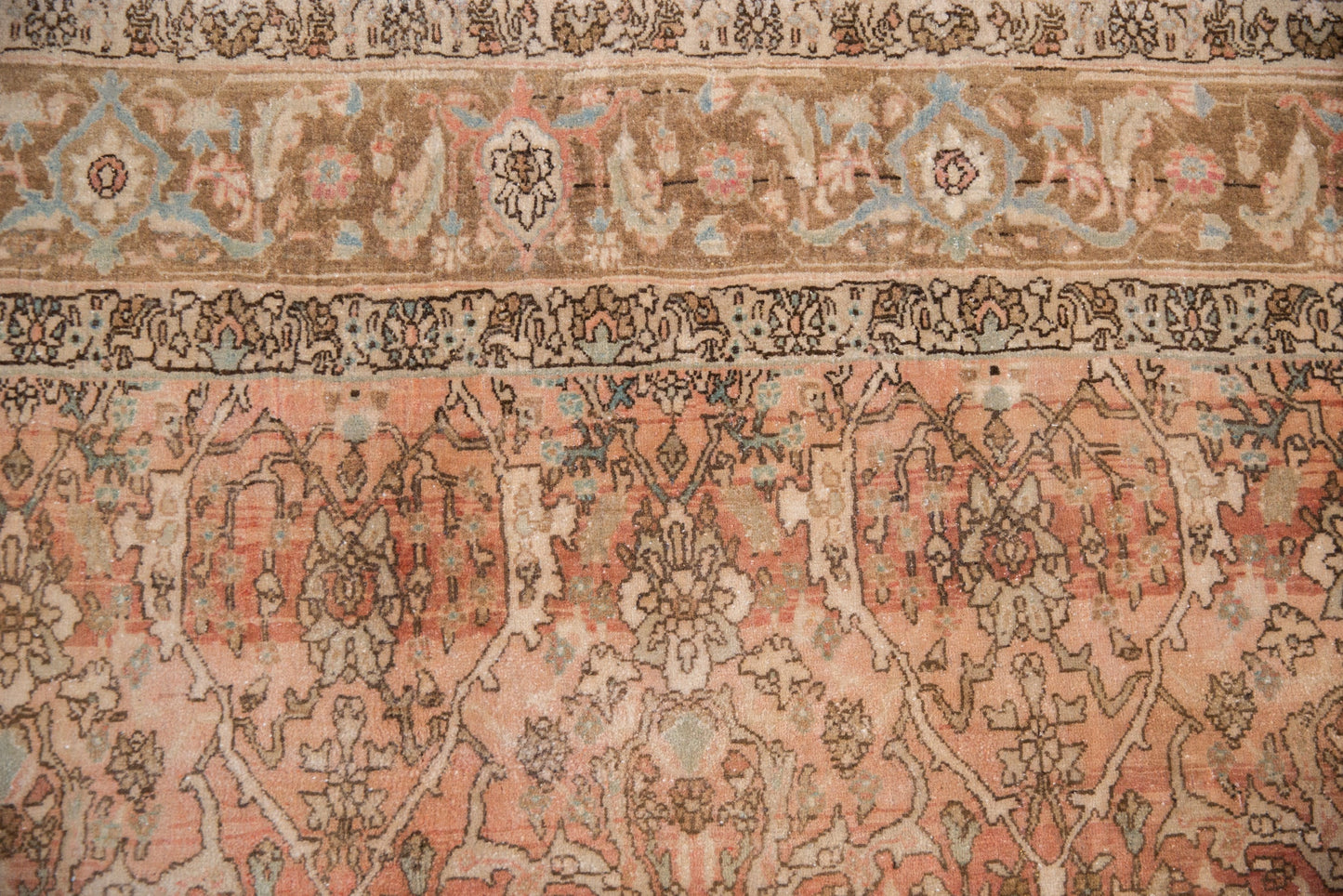 7.5x11 Vintage Distressed Bijar Carpet