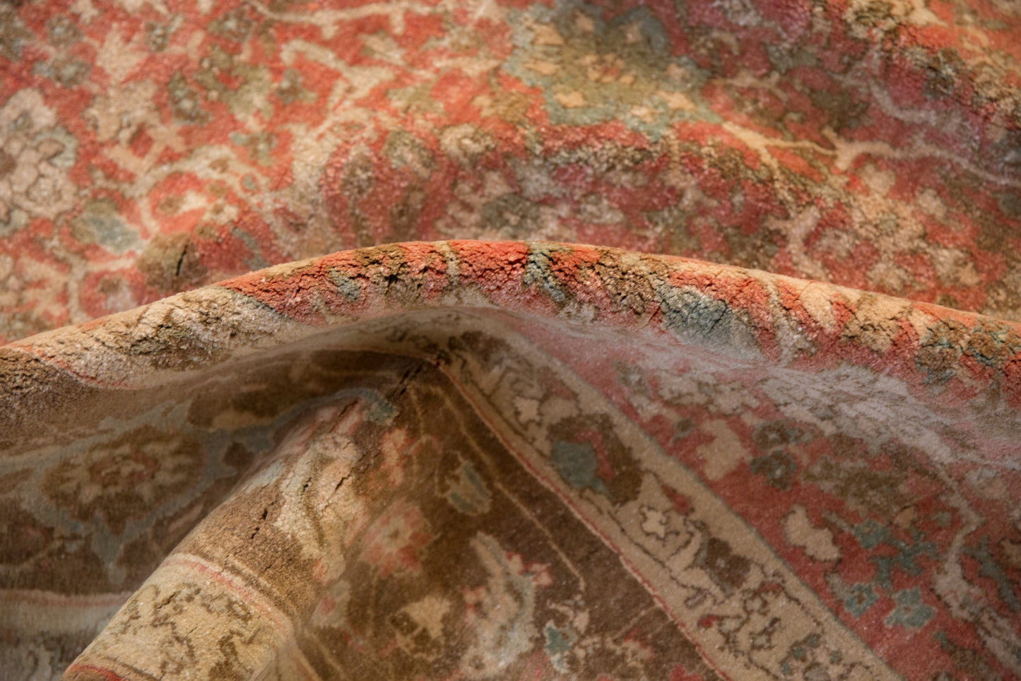 7.5x11 Vintage Distressed Bijar Carpet