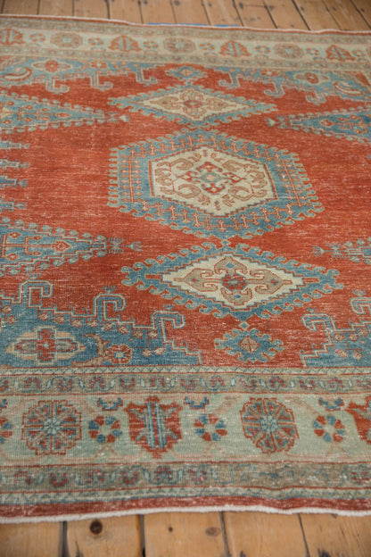 6.5x7 Vintage Distressed Veece Square Carpet
