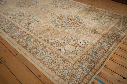 7x11 Vintage Distressed Tabriz Carpet