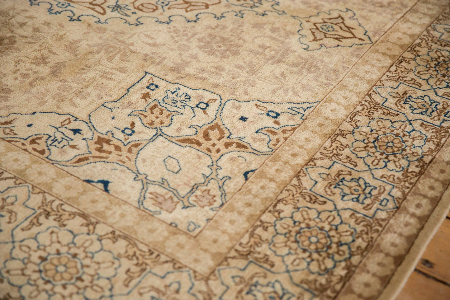 7x11 Vintage Distressed Tabriz Carpet