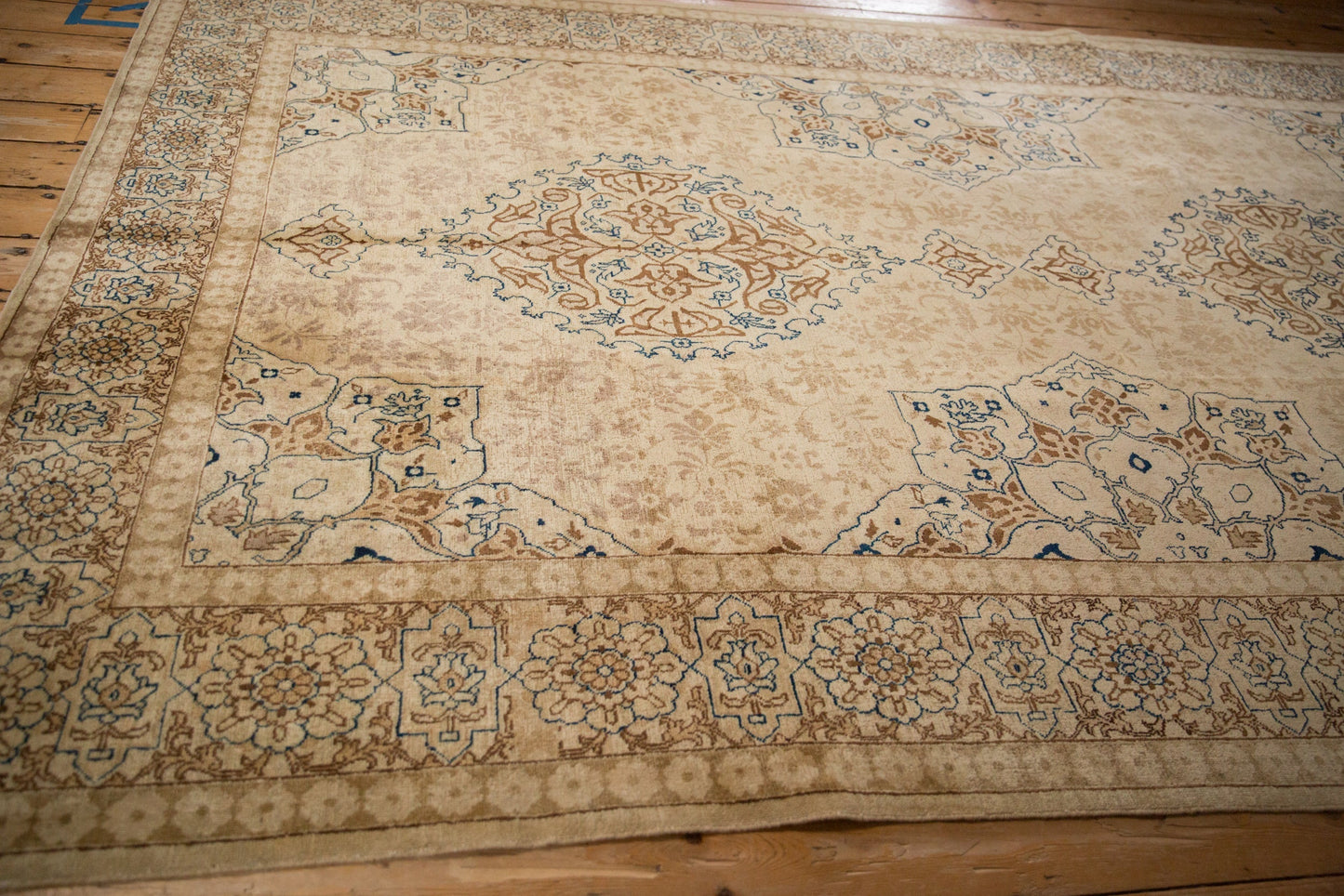 7x11 Vintage Distressed Tabriz Carpet