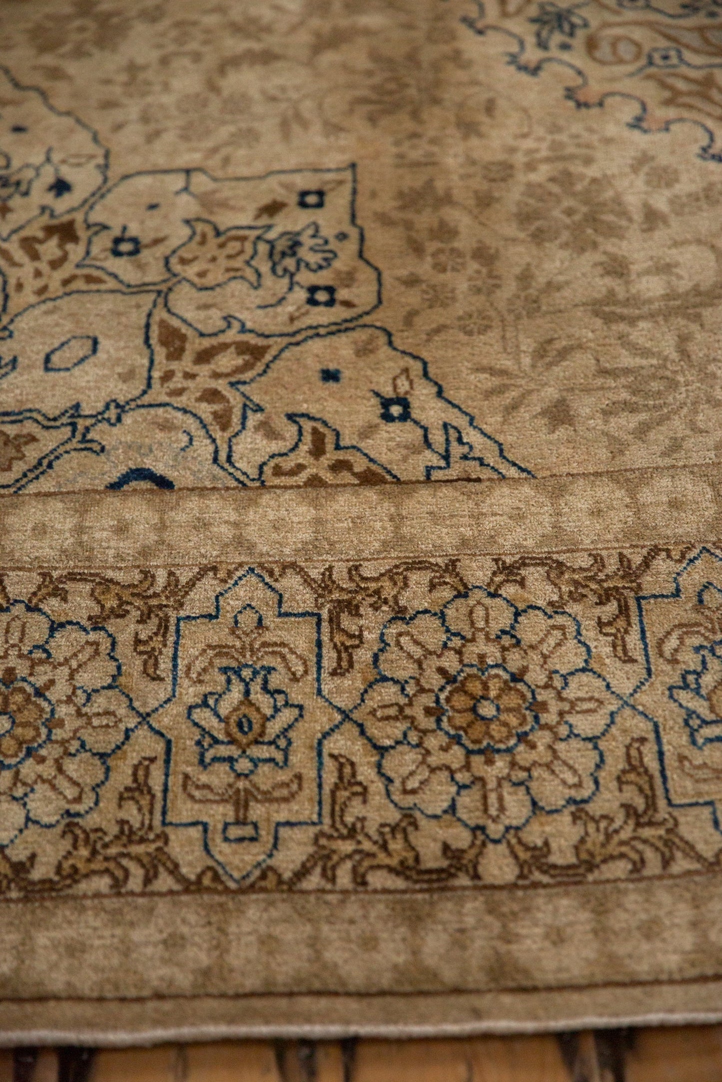 7x11 Vintage Distressed Tabriz Carpet