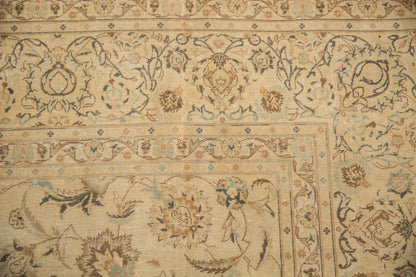 8.5x11.5 Vintage Distressed Kashan Carpet