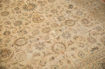 8.5x11.5 Vintage Distressed Kashan Carpet