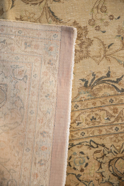 8.5x11.5 Vintage Distressed Kashan Carpet