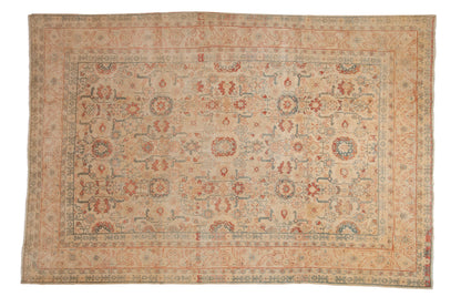 7x10.5 Vintage Distressed Tabriz Carpet