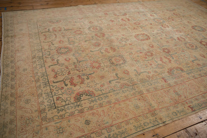 7x10.5 Vintage Distressed Tabriz Carpet