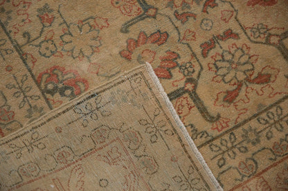 7x10.5 Vintage Distressed Tabriz Carpet