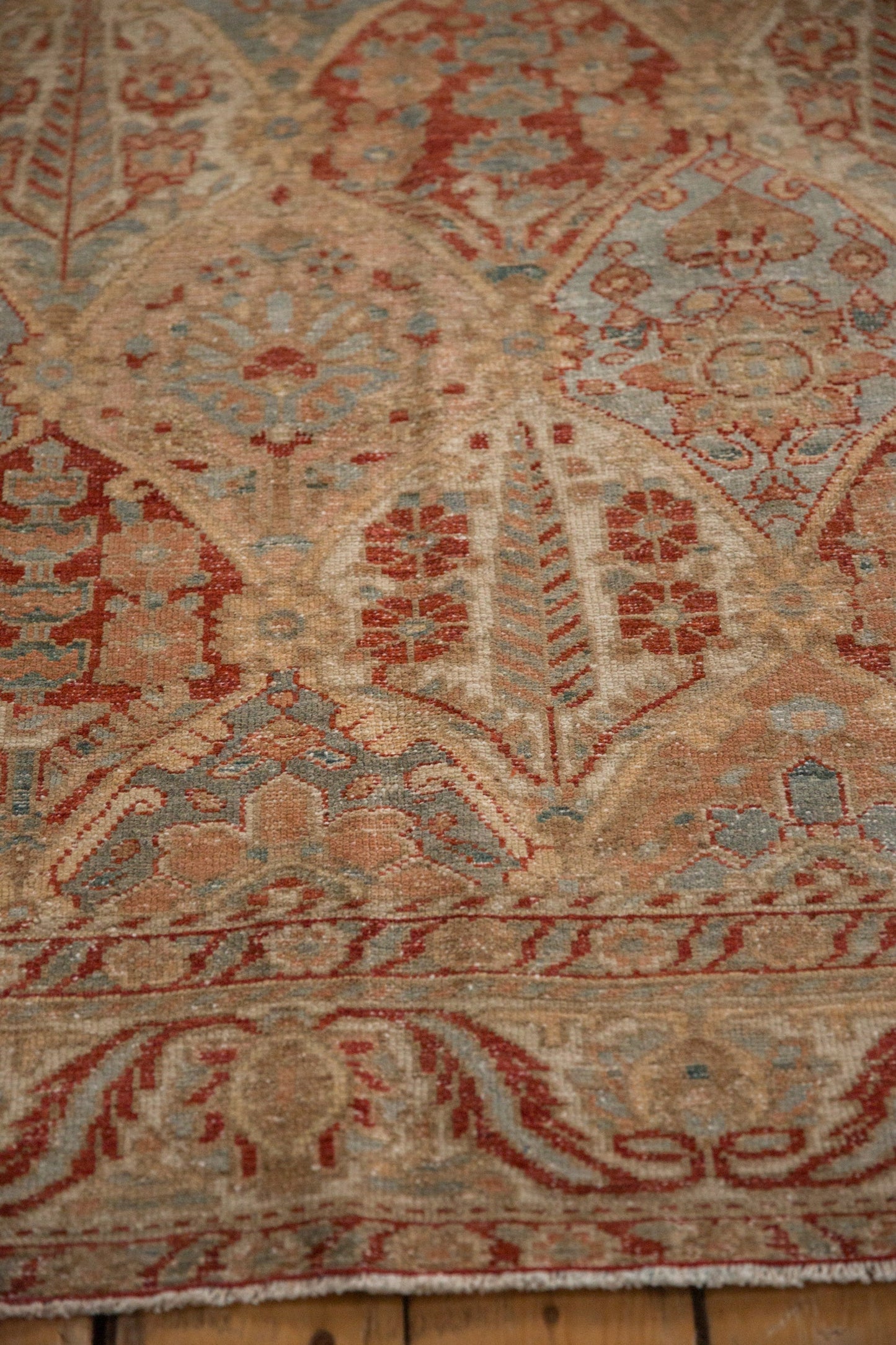 7x10 Vintage Distressed Bakhtiari Carpet