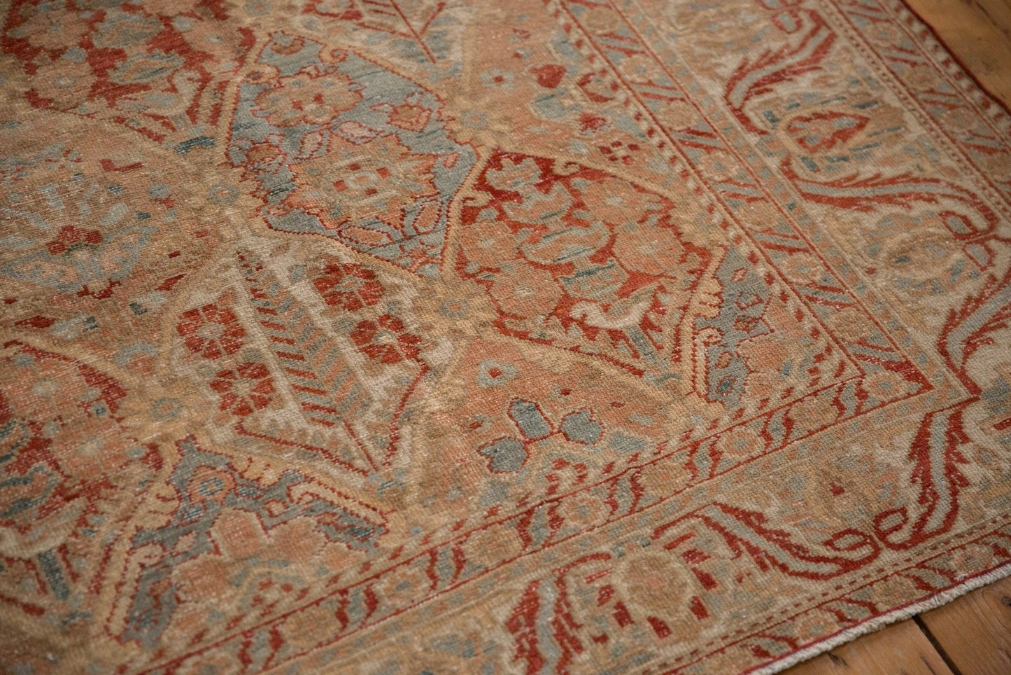 7x10 Vintage Distressed Bakhtiari Carpet